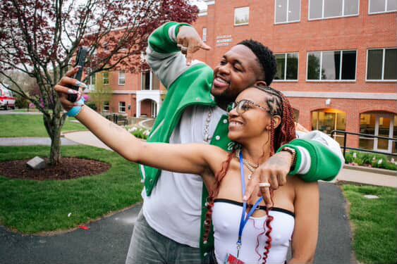 Jaychele with DJ Mustard at Bentley’s Spring Day